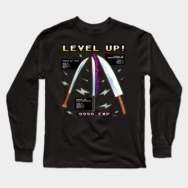 Level Up! Long Sleeve T-Shirt by FlamingFox